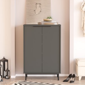 pak-176-000210-1 ΠΑΠΟΥΤΣΟΘΗΚΗ KINGA 5ΡΑΦΙΩΝ PAKOWORLD ΣΕ ΑΝΘΡΑΚΙ ΑΠΟΧΡΩΣΗ 72X35.5X105.6ΕΚ