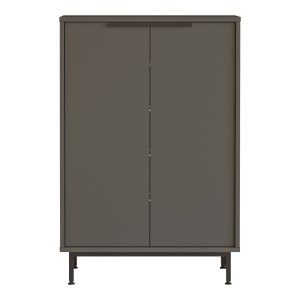 pak-176-000210-2 ΠΑΠΟΥΤΣΟΘΗΚΗ KINGA 5ΡΑΦΙΩΝ PAKOWORLD ΣΕ ΑΝΘΡΑΚΙ ΑΠΟΧΡΩΣΗ 72X35.5X105.6ΕΚ