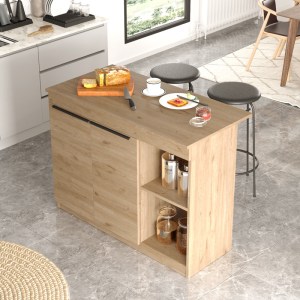 pak-176-000211-1 ΤΡΑΠΕΖΙ-ΠΑΓΚΟΣ ΚΟΥΖΙΝΑΣ KOGILE PAKOWORLD ΣΕ ΦΥΣΙΚΗ ΑΠΟΧΡΩΣΗ 120X60X88.2ΕΚ