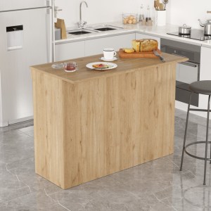 pak-176-000211-2 ΤΡΑΠΕΖΙ-ΠΑΓΚΟΣ ΚΟΥΖΙΝΑΣ KOGILE PAKOWORLD ΣΕ ΦΥΣΙΚΗ ΑΠΟΧΡΩΣΗ 120X60X88.2ΕΚ