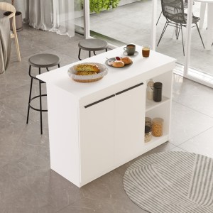 pak-176-000212-1 ΤΡΑΠΕΖΙ-ΠΑΓΚΟΣ ΚΟΥΖΙΝΑΣ KOGILE PAKOWORLD ΣΕ ΛΕΥΚΗ ΑΠΟΧΡΩΣΗ 120X60X88.2ΕΚ