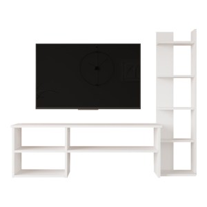 pak-176-000223-3 ΣΥΝΘΕΤΟ ΣΑΛΟΝΙΟΥ PERLA PAKOWORLD ΣΕ ΛΕΥΚΗ ΑΠΟΧΡΩΣΗ 120X29.5X41,8ΕΚ