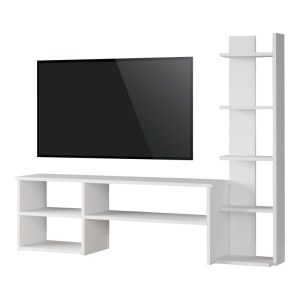 pak-176-000223 ΣΥΝΘΕΤΟ ΣΑΛΟΝΙΟΥ PERLA PAKOWORLD ΣΕ ΛΕΥΚΗ ΑΠΟΧΡΩΣΗ 120X29.5X41,8ΕΚ