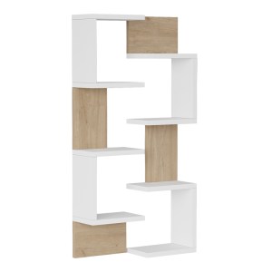 pak-176-000229 ΡΑΦΙΕΡΑ ΤΟΙΧΟΥ POMAR PAKOWORLD ΣΕ ΦΥΣΙΚΗ-ΛΕΥΚΗ ΑΠΟΧΡΩΣΗ 47.2X14.5X92.5ΕΚ