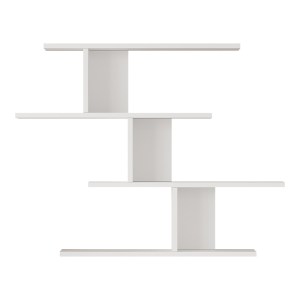pak-176-000233-3 ΡΑΦΙΕΡΑ ΤΟΙΧΟΥ ZAKA PAKOWORLD ΣΕ ΛΕΥΚΗ ΑΠΟΧΡΩΣΗ 98.7X14.5X78ΕΚ