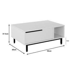 pak-176-000234-3 ΤΡΑΠΕΖΙ ΣΑΛΟΝΙΟΥ FRIXTON PAKOWORLD ΣΕ CAPPUCCINO ΑΠΟΧΡΩΣΗ 90X60X37.5ΕΚ