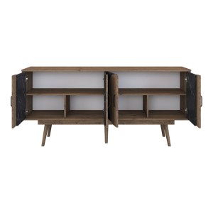 pak-182-000099-4 ΜΠΟΥΦΕΣ SUCKIE PAKOWORLD ΚΑΡΥΔΙ ΜΕ ΜΑΥΡΟ ΜΑΡΜΑΡΟΥ ΜΕΛΑΜΙΝΗΣ-ΚΑΡΥΔΙ PP ΠΟΔΙ 180X45X82.6ΕΚ