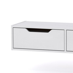 pak-184-000022-1 ΚΟΝΣΟΛΑ-ΤΟΥΑΛΕΤΑ ALBERTO PAKOWORLD ΚΡΕΜΑΣΤΗ ΛΕΥΚΟ 100X32.5X22ΕΚ