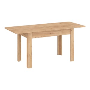pak-184-000097 ΤΡΑΠΕΖΙ QUIIN PAKOWORLD ΕΠΕΚΤΕΙΝΟΜΕΝΟ ΜΕΛΑΜΙΝΗΣ ΣΕ OAK ΑΠΟΧΡΩΣΗ 120-174X70X73.5ΕΚ