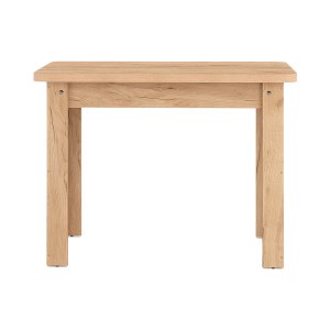 pak-184-000098-2 ΤΡΑΠΕΖΙ CELESTE PAKOWORLD ΜΕΛΑΜΙΝΗΣ ΣΕ OAK ΑΠΟΧΡΩΣΗ 100X60X73.5ΕΚ