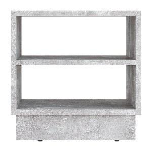 pak-184-000099-2 ΚΟΜΟΔΙΝΟ MASON PAKOWORLD ΜΕΛΑΜΙΝΗΣ ΣΕ ΓΚΡΙ ΑΠΟΧΡΩΣΗ ΜΑΡΜΑΡΟΥ 40X32X40ΕΚ