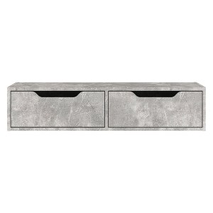 pak-184-000110-2 ΚΟΝΣΟΛΑ-ΤΟΥΑΛΕΤΑ ALBERTO PAKOWORLD ΚΡΕΜΑΣΤΗ ΣΕ ΓΚΡΙ ΜΑΡΜΑΡΟΥ ΑΠΟΧΡΩΣΗ 100X32.5X22ΕΚ