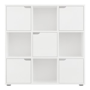 pak-184-000113-2 ΒΙΒΛΙΟΘΗΚΗ BOOKEL PAKOWORLD ΣΕ ΛΕΥΚΗ ΑΠΟΧΡΩΣΗ 88.5X27.5X89.3ΕΚ