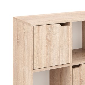 pak-184-000114-3 ΒΙΒΛΙΟΘΗΚΗ BOOKEL PAKOWORLD ΣΕ SONOMA ΑΠΟΧΡΩΣΗ 59.6X27.5X60.4ΕΚ