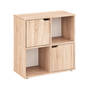 pak-184-000114 ΒΙΒΛΙΟΘΗΚΗ BOOKEL PAKOWORLD ΣΕ SONOMA ΑΠΟΧΡΩΣΗ 59.6X27.5X60.4ΕΚ