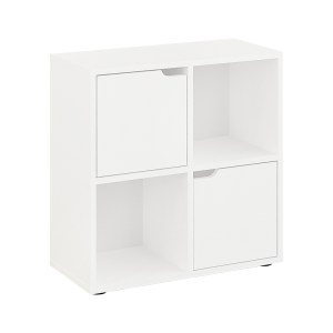 pak-184-000115 ΒΙΒΛΙΟΘΗΚΗ BOOKEL PAKOWORLD ΣΕ ΛΕΥΚΗ ΑΠΟΧΡΩΣΗ 59.6X27.5X60.4ΕΚ