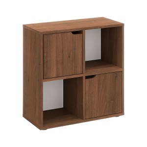 pak-184-000116 ΒΙΒΛΙΟΘΗΚΗ BOOKEL PAKOWORLD ΣΕ ΚΑΡΥΔΙ ΑΠΟΧΡΩΣΗ 59.6X27.5X60.4ΕΚ