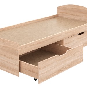pak-184-000117-5 ΚΡΕΒΑΤΙ REGAN PAKOWORLD ΜΕ ΣΥΡΤΑΡΙΑ ΣΕ OAK ΑΠΟΧΡΩΣΗ 90X200ΕΚ