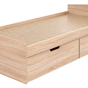 pak-184-000117-6 ΚΡΕΒΑΤΙ REGAN PAKOWORLD ΜΕ ΣΥΡΤΑΡΙΑ ΣΕ OAK ΑΠΟΧΡΩΣΗ 90X200ΕΚ