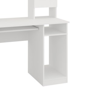 pak-184-000118-5 ΓΡΑΦΕΙΟ ΕΡΓΑΣΙΑΣ KELDRA PAKOWORLD ΜΕ ΣΥΡΤΑΡΙΑ ΚΑΙ ΝΤΟΥΛΑΠΙΑ ΣΕ ΛΕΥΚΗ ΑΠΟΧΡΩΣΗ 140X59.8X142.2ΕΚ