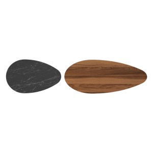 pak-185-000066-3 ΤΡΑΠΕΖΙ ΣΑΛΟΝΙΟΥ MONTY PAKOWORLD ΚΑΡΥΔΙ-ΜΑΥΡΟ ΜΑΡΜΑΡΟΥ 116X46X46ΕΚ