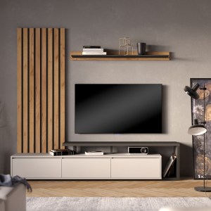 pak-192-000037-1 ΣΥΝΘΕΤΟ ΣΑΛΟΝΙΟΥ CLAIRONSE PAKOWORLD ΑΝΘΡΑΚΙ ΜΕΛΑΜΙΝΗΣ 225X37.6X210ΕΚ