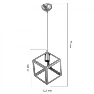 pak-193-000047-2 ΦΩΤΙΣΤΙΚΟ ΟΡΟΦΗΣ ΜΟΝΟΦΩΤΟ DEEPORA PAKOWORLD Ε27 ΧΡΥΣΟ Φ20X70ΕΚ