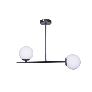pak-193-000098 ΦΩΤΙΣΤΙΚΟ ΟΡΟΦΗΣ ΔΙΦΩΤΟ OPEDRO PAKOWORLD E27 ΜΑΥΡΟ ΜΕΤΑΛΛΟ 60X30X40ΕΚ