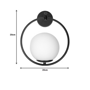pak-193-000106-1 ΦΩΤΙΣΤΙΚΟ ΤΟΙΧΟΥ-ΑΠΛΙΚΑ BLENTO PAKOWORLD E27 ΜΑΥΡΟ ΜΕΤΑΛΛΟ Φ20X20ΕΚ