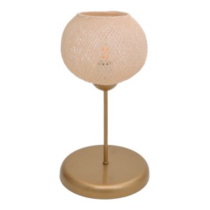 pak-193-000122 ΕΠΙΤΡΑΠΕΖΙΟ ΦΩΤΙΣΤΙΚΟ GAIA PAKOWORLD Ε27 ΜΕΤΑΛΛΟ ΧΡΥΣΟ Φ22X37ΕΚ