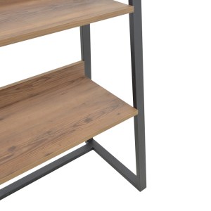 pak-197-000064-4 ΒΙΒΛΙΟΘΗΚΗ RYDER PAKOWORLD ΚΑΡΥΔΙ-ΜΑΥΡΟ 75X36X185ΕΚ
