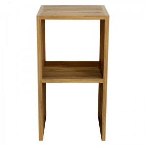 pak-197-000158-2 ΒΟΗΘΗΤΙΚΟ ΤΡΑΠΕΖΙ LEOFRIC PAKOWORLD ΜΕΛΑΜΙΝΗΣ OAK 30X30X60ΕΚ