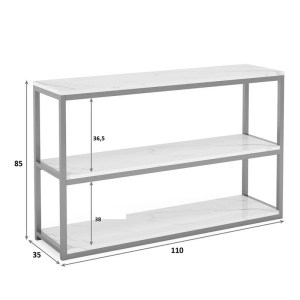 pak-197-000258-2 ΡΑΦΙΕΡΑ ΜΕΤΑΛΛΙΚΗ ΕΠΙΔΑΠΕΔΙΑ SARMI PAKOWORLD ΣΕ ΧΡΥΣΗ-ΛΕΥΚΗ ΑΠΟΧΡΩΣΗ 110X35X85ΕΚ