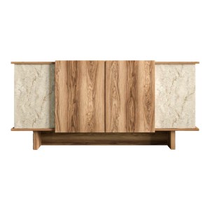 pak-197-000270-3 ΜΠΟΥΦΕΣ ARAMOS PAKOWORLD ΣΕ ΚΑΡΥΔΙ ΑΠΟΧΡΩΣΗ ΜΕ ΕΦΕ ΜΑΡΜΑΡΟΥ 180X45X80ΕΚ