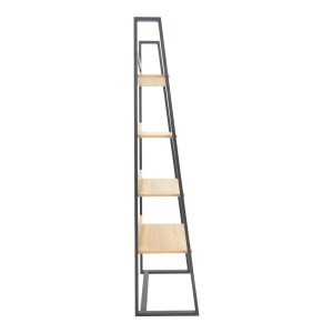 pak-197-000293-2 ΒΙΒΛΙΟΘΗΚΗ RYDER PAKOWORLD ΣΕ OAK-ΜΑΥΡΗ ΑΠΟΧΡΩΣΗ 75X36X185ΕΚ