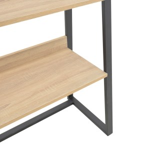 pak-197-000293-4 ΒΙΒΛΙΟΘΗΚΗ RYDER PAKOWORLD ΣΕ OAK-ΜΑΥΡΗ ΑΠΟΧΡΩΣΗ 75X36X185ΕΚ