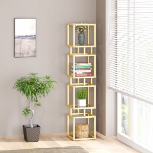 pak-197-000300-2 ΡΑΦΙΕΡΑ ΜΕΤΑΛΛΙΚΗ ΕΠΙΔΑΠΕΔΙΑ KUBO PAKOWORLD ΣΕ ΧΡΥΣΗ ΑΠΟΧΡΩΣΗ 30X30X150ΕΚ