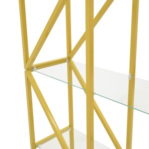 pak-197-000306-3 ΡΑΦΙΕΡΑ AYLAN PAKOWORLD ΓΥΑΛΙ - ΜΕΤΑΛΛΟ ΣΕ ΧΡΥΣΗ ΑΠΟΧΡΩΣΗ 100X30X200ΕΚ