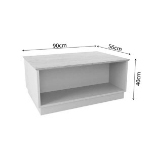 pak-197-000313-3 ΤΡΑΠΕΖΙ MONIK PAKOWORLD ΣΕ OAK-ΑΝΟΙΧΤΟ ΓΚΡΙ ΑΠΟΧΡΩΣΗ 90X56X40ΕΚ