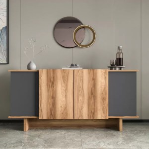 pak-197-000317-1 ΜΠΟΥΦΕΣ DIONA PAKOWORLD ΣΕ ΑΝΘΡΑΚΙ - OAK ΑΠΟΧΡΩΣΗ 180X45X80ΕΚ