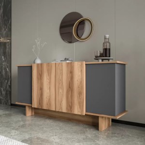 pak-197-000317-3 ΜΠΟΥΦΕΣ DIONA PAKOWORLD ΣΕ ΑΝΘΡΑΚΙ - OAK ΑΠΟΧΡΩΣΗ 180X45X80ΕΚ