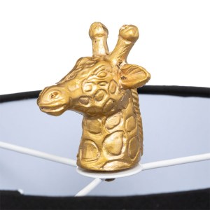 pak-199-000477-3 ΕΠΙΤΡΑΠΕΖΙΟ ΦΩΤΙΣΤΙΚΟ GIRAFFE PAKOWORLD Ε27 ΜΑΥΡΟ-ΧΡΥΣΟ 22.5X20X42ΕΚ