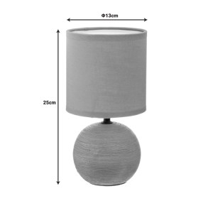 pak-199-000529-2 ΕΠΙΤΡΑΠΕΖΙΟ ΦΩΤΙΣΤΙΚΟ PWL-1210 PAKOWORLD Ε14 60W ΚΕΡΑΜΙΚΟ ΧΑΚΙ Φ13X25ΕΚ