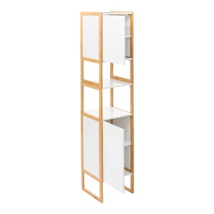 pak-199-000579-1 ΝΤΟΥΛΑΠΙ-ΣΤΗΛΗ ΤΟΙΧΟΥ DERFEN PAKOWORLD MDF ΣΕ ΛΕΥΚΗ-ΦΥΣΙΚΗ ΑΠΟΧΡΩΣΗ 33X33X170ΕΚ