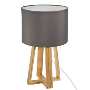 pak-199-000607 ΕΠΙΤΡΑΠΕΖΙΟ ΦΩΤΙΣΤΙΙΚΟ KRESSOU PAKOWORLD ΞΥΛΟ ΠΕΥΚΟΥ ΣΕ ΓΚΡΙ ΑΠΟΧΡΩΣΗ Φ20X34.5ΕΚ
