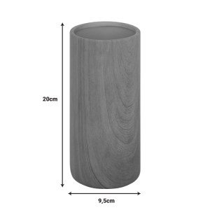 pak-199-000628-2 ΒΑΖΟ JOEFER PAKOWORLD ΚΕΡΑΜΙΚΟ ΣΕ ΦΥΣΙΚΗ ΑΠΟΧΡΩΣΗ Φ9.5X20ΕΚ