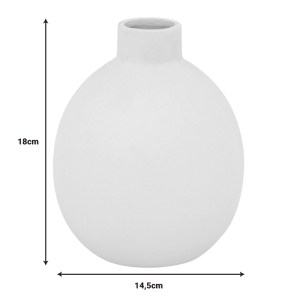 pak-199-000636-1 ΒΑΖΟ ROZERIE PAKOWORLD ΚΕΡΑΜΙΚΟ ΣΕ ΚΡΕΜ ΑΠΟΧΡΩΣΗ Φ14,5X18ΕΚ