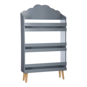 pak-199-000648 ΒΙΒΛΙΟΘΗΚΗ ΠΑΙΔΙΚΗ PENZIA PAKOWORLD ΓΚΡΙ MDF ΜΕ ΠΟΔΙ ΣΕ ΦΥΣΙΚΗ ΑΠΟΧΡΩΣΗ 58X18X100ΕΚ