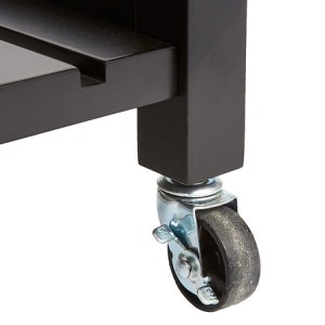 pak-199-000686-2 ΤΡΟΛΕΙ-ΡΑΦΙΕΡΑ CLAUDE PAKOWORLD MDF ΜΑΥΡΟ - ΦΥΣΙΚΟ  58X48X87.5ΕΚ