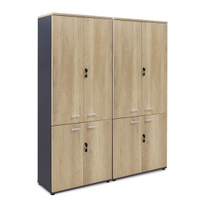 pak-200-000172 NΤΟΥΛΑΠΑ ΓΡΑΦΕΙΟΥ ΤΕΤΡΑΦΥΛΛΗ LOTUS PAKOWORLD ΧΡΩΜΑ ΦΥΣΙΚΟ-ΑΝΘΡΑΚΙ 160X40X200ΕΚ